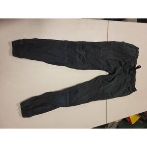 True Rock Moto Jogger Pants Mens Size S Small Black Casual Activewear Trousers